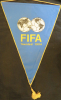 FIFA founded 1904 (Pennant, Wimpel, Fanion)
