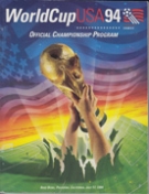 World Cup USA 1994 - Off. Championship Programm for the Final, Rose Bowl, Pasadena, 17.7. 1994, Brasil - Italy
