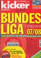 Bundesliga 2007/08 -  Kicker Sonderheft (mit der Stecktabelle)