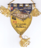Hiver - Eté / Patinoire de Villars (Fanion ca. 1965)
