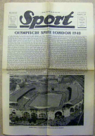 SPORT - XXVIII. Jhg., Nr. 94, 28. Juli 1948 - Olympische Spiele London 1948, Letzte Ausgabe vor dem Start