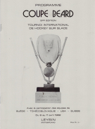 Coupe Beard - Tournoi International de Hockey sur Glace a Leysin, 8 au 11 avril 1982, Programme officiel