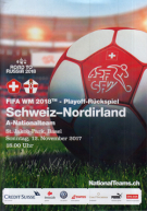 Schweiz - Nordirland, 12.11. 2017, FIFA WM 2018, Playoff Rückspiel, St. Jakob Stadion, Offizielles Programm