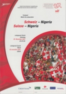 Schweiz - Nigeria, 20.11.2007, Friendly, Stadion Letzigrund Zürich, Offizielles Programm