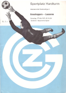 Grasshoppers - Lausanne-Sports, 19.5. 1973, NLA, Sportplatz Hardturm, Offizielles Programm