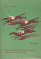 Internationale Frühjahrs-Rennen mit Grossem Preis des Kantons Aargau, 5.5. 1957, Offizielles Programm