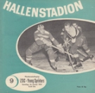ZSC - Young Sprinters Neuchatel, 24. Jan. 1954, Meisterschaftsspiel (Offizielles Programm)