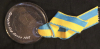Original Teilnehmermedaille Spengler Cup Davos 1992 (Ohne Klassierung und abgeschnitenem Stoffbändel)
