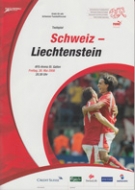 Schweiz - Liechtenstein, 30.5. 2008, Testspiel, AFG-Arena St.Gallen, Offizielles Programm