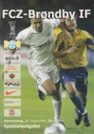 FC Zürich - Bröndby IF, 29. Sept. 2005, Stadion Letzigrund, Uefa-Cup, Offizielles Programm