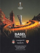 Liverpool FC - Sevilla FC, UEFA Europa League Final, 18.5. 2016, St. Jakob-Park Basel, Official programme