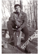 Muhammad Ali Zuerich 1971 auf dem Uetliberg (Grosser Print des Photographen Eric Bachmann)