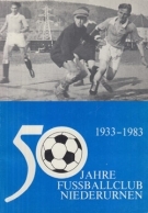 50 Jahre Fussballclub Niederurnen 1933 - 1983