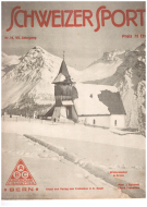 Schweizer Sport (Illustrierte Monatsschrift zur Förderung des Sportwesens, 1. Januar 1924, VII. Jhg. No. 14)