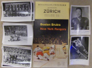 Boston Bruins vs New York Rangers Europatournee 1959 (Lot of 40 Original Photographs, incl. 1 Souvenir Album)