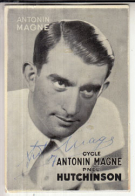 Antonin Magne (Cycle Antonin Magne Pneu Hutchinson) - Autographed by the Tour de France Winner of 1931 + 1934)