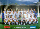 FC Sion Saison 1991 - 92 (Poster/Affiches mit/avec 17 autogrammes original)