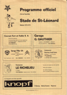 FC Fribourg - FC Zürich, 15.10. 1972, LNA, Stade St. Léonard Fribourg, Programme officiel