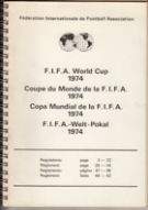 FIFA World Cup 1974 / Regulations, Reglememt, Reglamemto, Reglement (Official FIFA Publication)