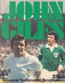 John Giles - Souvenir Testimonial Brochure 1975 (Manchester United)