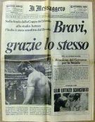 Bravi, grazie lo stesso (Il Messaggero, Lunedi 22 giugno 1970)