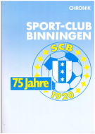 Sport-Club Binningen 75 Jahre SCB 1920 - 1975