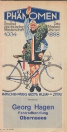 Phänomen - Das Marken Rad seit 1888 / Das Rad der deutschen Meisterschaft 1934 (Katalog d. Phänomen Werke)