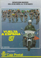 42a Edicion Vuelta a Espana - Benidorm - Madrid del 23 de Abril al 15 de Mayo 1987 (Libro official de Ruta / Roadbook)