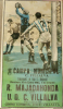 Rayo Majadahonda - UDC Villalva, 15 de Enero 1984, Campo Municipal Villalva, Camp. d. liga 1a Regional (Cartel, Poster)