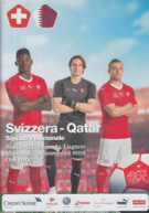 Svizzera - Qatar, 14. 11. 2018, Stadio di Cornaredo Lugano, Friendly, Official Programme