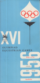 XVI Olympiad Equestrian Games Stockholm 10.6. - 17.6. 1956, Programme + Guide of the venue (Prospectus)