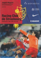 FC Basel - RC Strasbourg, 9.3. 2006, UEFA-Cup, 1/8 Final, St. Jakob Park, Offizielles Programm