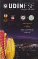 Udinese Calcio - Celtic FC, 15.12. 2011, Europa League Group stage, Stadio Friuli, Official Programme