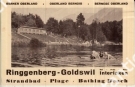 Ringgenberg - Goldswil bei Interlaken (Strandbad, Plage, Bathing Beach) Werbepropekt in 3 Srachen