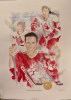 Canadian Tradition Canadienne / Wendel Clark - Alexandre Daigle - Trevor Linden (Drawing with Autographs)