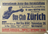 10 Jahre Hertha BSC - Boxabteilung - Internationale Amateur Box Veranstaltung, 2. Jubiläums Veranstaltung (Plakat)