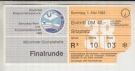 Eishockey Welt- und Europameisterschaft 1983, 1. Mai / Finalrunde, Münchner Olympiahalle, Sitzplatz Ticket