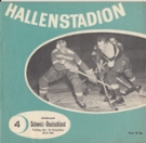 Schweiz - Deutschland, 18. Dez. 1953, Hallenstadion Zürich, Offizielles Programm