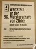 Weltstars an der 56. Meisterschaft (1969) von Zürich um die Coupe Monde (Offizielles Plakat des RVZ)