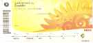 Switzerland - Ecuador, FIFA World Cup Brasil 2014, 15. 6.2014, Estadio Nacional Brasilia, (Media Ticket)