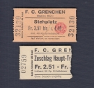 FC Grenchen -  Stadion Brühl - ca. 1960, Stehplatz + Haupttribüne