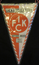 1. FC Kaiserslautern Deutscher Meister 1951 + 1953 (Wimpel aus den 1970er Jahren)