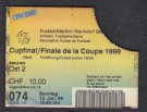 Cupfinal/Finale de la Coupe 1999 - Grasshopper-Club - FC Lausanne-Sports, Stadion Wankdorf, Stehplatzticket