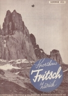 Sommer 1932 - Sporthaus Fritsch Zürich, Katalog