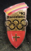 Olympische Spiele Barcelona 1992 (Offizieller Pin des Schweizerischen Olympischen Komitee)