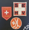 SEHV - Schweizerischer Eishockey Verband (Lot/Konvolut von 3 Stoffbadges 1939 bis ca.. 1960)