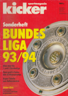 Kicker Sonderheft - Bundesliga 1993/94