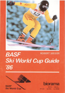BASF Ski World Cup Guide 1986