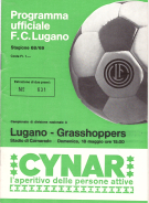 FC Lugano - Grasshoppers Zürich, 18.5. 1969, NLA, Stadio Cornaredo, Programma ufficiale