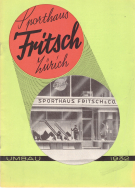 Sporthaus Fritsch Zürich - Umbau 1932 (Sportwarenkatalog)